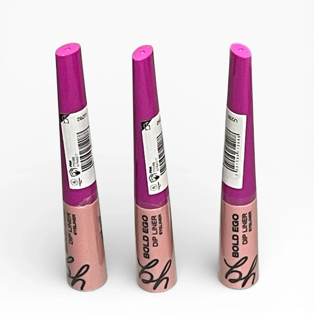 Bold Ego Dip Liner Eyeliner Liquid Vegan Beauty Cosmetics Lot of 3 Sealed New